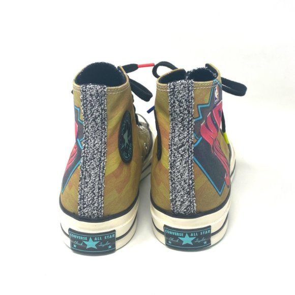 💖MEGA SALE💖Converse Women  171692C CHUCK 70 HI Brown Solar Red Electric Aqua - Picture 2 of 12